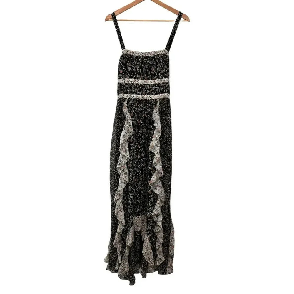 ULLA JOHNSON Brie Noir Maxi Dress - Picture 2 of 15